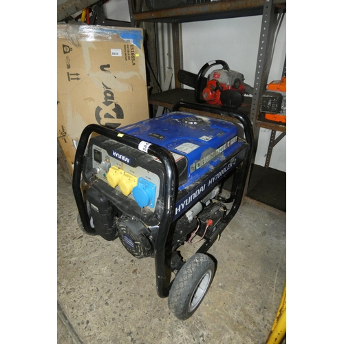 5844 - 1 x Hyundai HY7000LEK-2 petrol engine (16hp / 420cc) electric start generator output 110 / 240v, 5.5... 