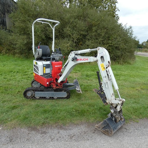 5999 - 1 x Takeuchi TB210R compact excavator / micro digger serial number 211007066, YOM 2021, operating ma... 