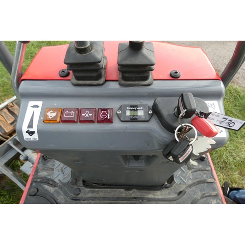 5999 - 1 x Takeuchi TB210R compact excavator / micro digger serial number 211007066, YOM 2021, operating ma... 