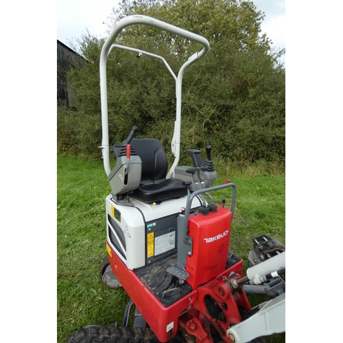 5999 - 1 x Takeuchi TB210R compact excavator / micro digger serial number 211007066, YOM 2021, operating ma... 