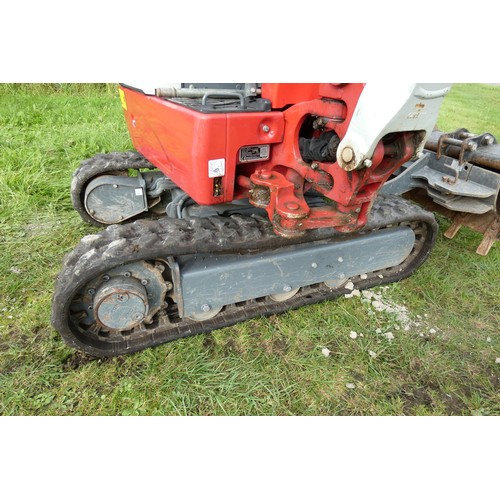 5999 - 1 x Takeuchi TB210R compact excavator / micro digger serial number 211007066, YOM 2021, operating ma... 