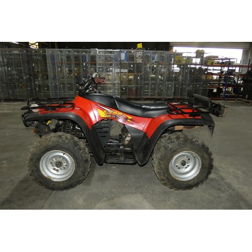 5998 - 1 x Artic Cat 300 4 x 4 quad bike, odometer reads 13,414 miles, 280cc petrol. road registered on reg... 