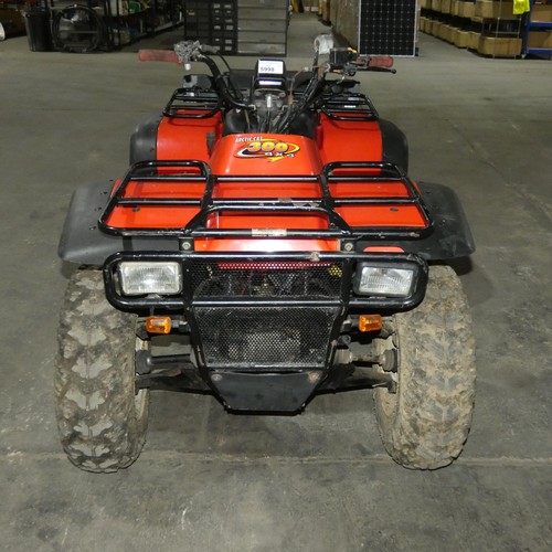 5998 - 1 x Artic Cat 300 4 x 4 quad bike, odometer reads 13,414 miles, 280cc petrol. road registered on reg... 