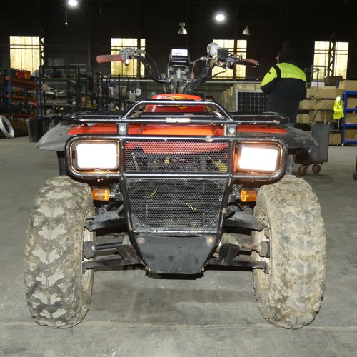 5998 - 1 x Artic Cat 300 4 x 4 quad bike, odometer reads 13,414 miles, 280cc petrol. road registered on reg... 