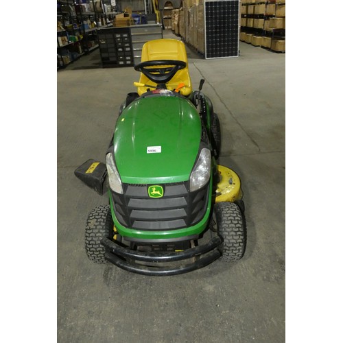 5996 - 1 x John Deere X145 ride on lawn mower with a John Deere 195 500cc petrol engine, digital hour meter... 