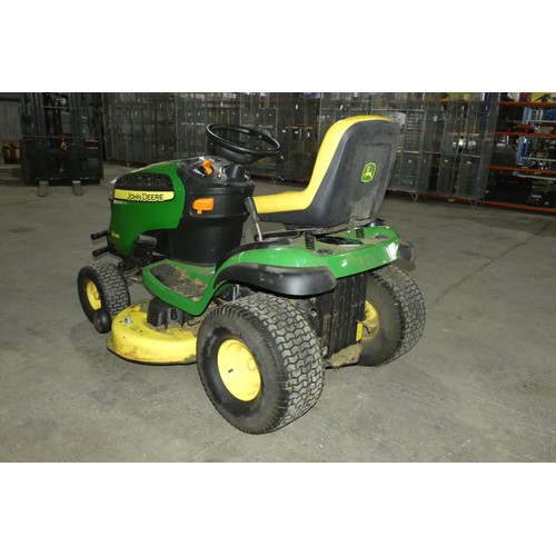 John deere x145 ride on mower new arrivals