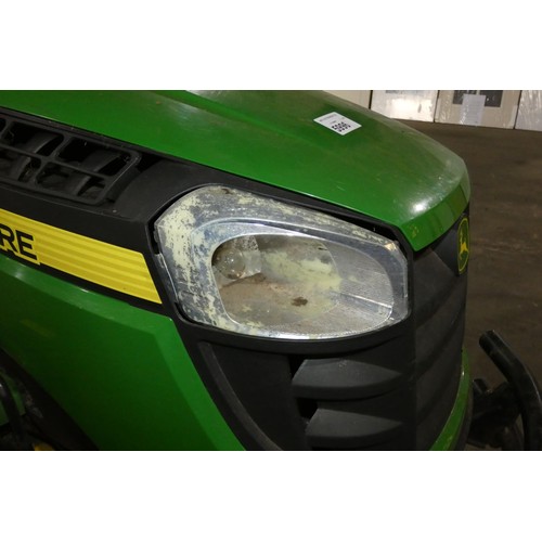 5996 - 1 x John Deere X145 ride on lawn mower with a John Deere 195 500cc petrol engine, digital hour meter... 