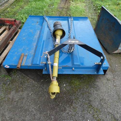 6002 - A 5ft topper by Fleming, type 02 GT50, comes with PTO shaft