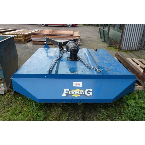 6002 - A 5ft topper by Fleming, type 02 GT50, comes with PTO shaft