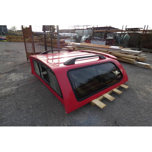 6056 - 1 canopy to suit a double cab Mitsubishi L200, came off of a 63 plate vehicle