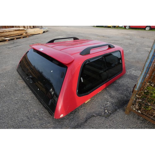 6056 - 1 canopy to suit a double cab Mitsubishi L200, came off of a 63 plate vehicle