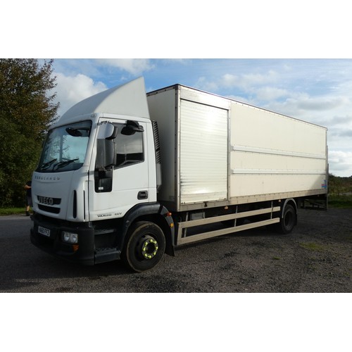 2 - Iveco Eurocargo EURO 5, ML 140E22,  2 axle rigid box lorry, 14,000kg,  Reg WA60 FFZ, 1st reg. 22/12/... 