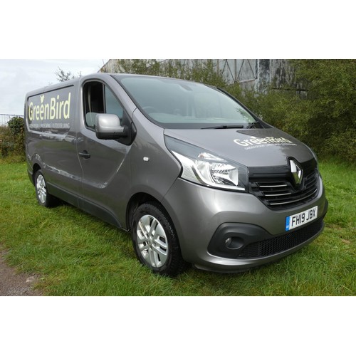 5 - Renault Trafic 1.6Ci SL27 Sport Nav Energy DCI, panel van EURO 6Y Grey,, Reg FH19 JBX, 1st reg 30/04... 