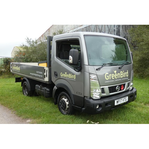 6 - Nissan NT400 Cabstar 35.13 SWB Dci Dropside truck, Grey, Reg: WF17 VTG, 1st Reg 22/04/2017, 6 speed ... 