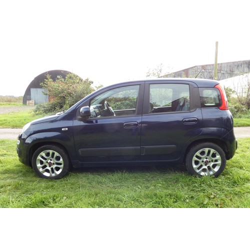 9 - Fiat Panda Lounge 1.2 5dr hatchback, Blue, Reg AX12 BHF, 1st Reg 25/07/2012, 5 spd manual petrol, 12... 