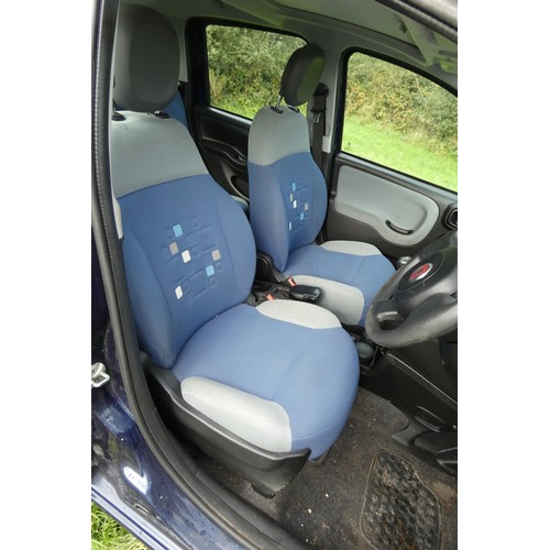 9 - Fiat Panda Lounge 1.2 5dr hatchback, Blue, Reg AX12 BHF, 1st Reg 25/07/2012, 5 spd manual petrol, 12... 