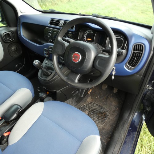 9 - Fiat Panda Lounge 1.2 5dr hatchback, Blue, Reg AX12 BHF, 1st Reg 25/07/2012, 5 spd manual petrol, 12... 