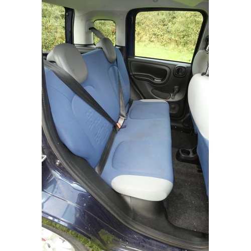 9 - Fiat Panda Lounge 1.2 5dr hatchback, Blue, Reg AX12 BHF, 1st Reg 25/07/2012, 5 spd manual petrol, 12... 