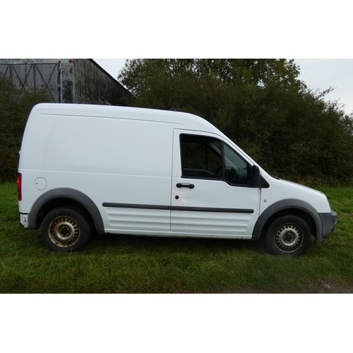 4 - Ford Transit Connect 90 T230 DI High Roof TDCI Van White 90PS, Reg: WA59 EZV, 1st Reg 18/02/2010,  m... 