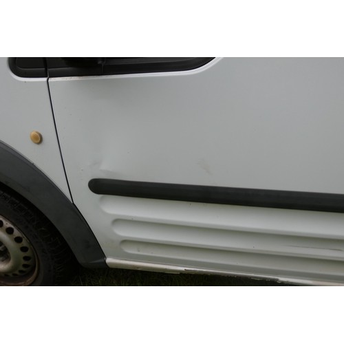 4 - Ford Transit Connect 90 T230 DI High Roof TDCI Van White 90PS, Reg: WA59 EZV, 1st Reg 18/02/2010,  m... 