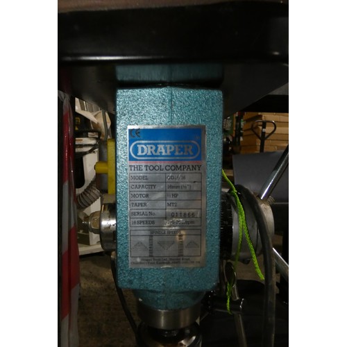 5767 - 1 x Draper GD16/16 bench top pillar drill 240v