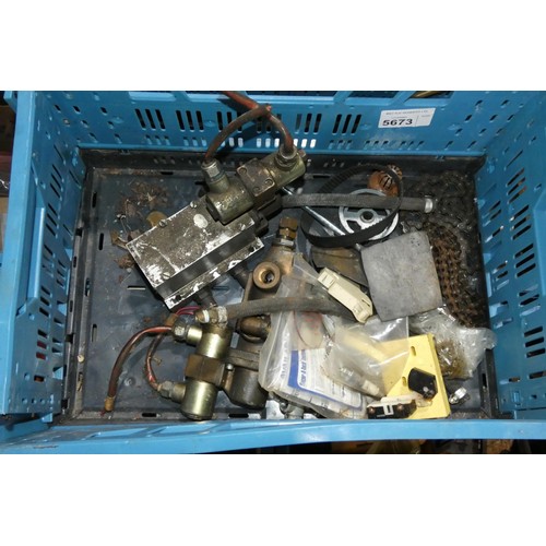 5673 - 1 pallet containing a quantity of various press and other tooling. Not practical to list in detail s... 