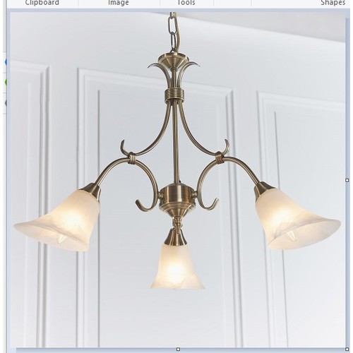 237 - 1 x Hollis 3-light pendant light RRP £89