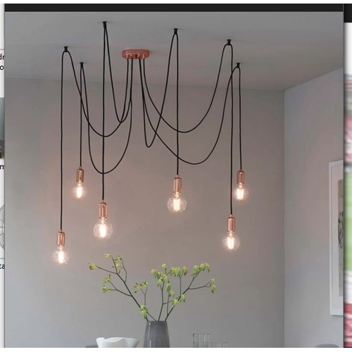 127 - 1 x Drishya 6-light pendant light RRP £59