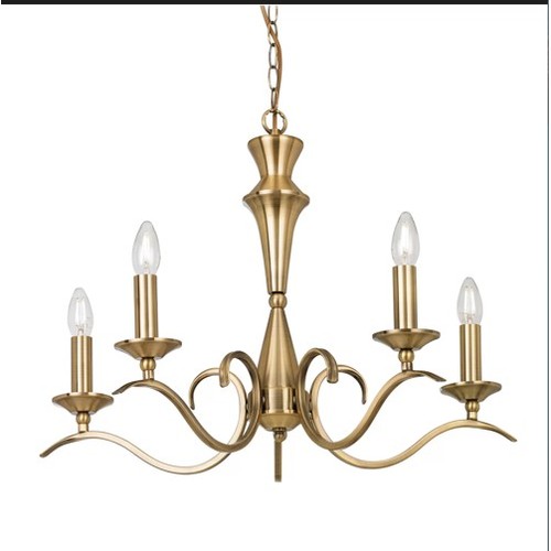 140 - 1 x Barry 5-light candle style chandelier RRP £159