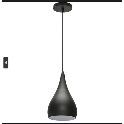 141 - 2 x Pece 1-light teardrop pendant lights RRP £29 each