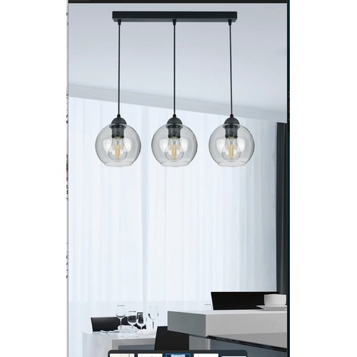 155 - 1 x Crags 3-light kitchen island globe pendant light RRP £199