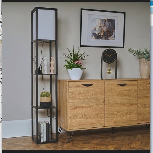 183 - 1 x Lena 160cm column floor lamp RRP £48