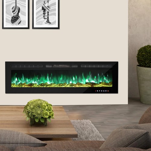 595 - An electric fire inset by 17 Stories type Eul - boxed retail approx £320 - trade