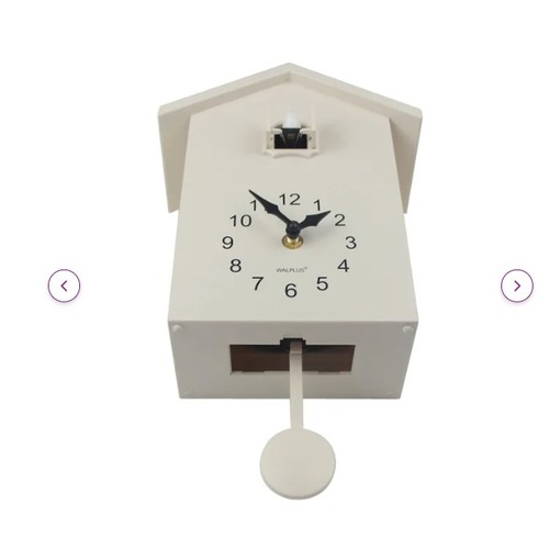 122 - 1 x Walplus white cuckoo clock