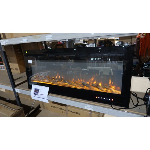 604 - An electric fire inset by Wade Logan type Adrianne size approx 128x55cm - retail approx £185 - unbox... 