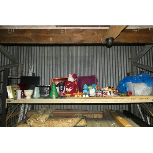 2178 - A quantity of various items including toys, ornaments, a Cookworks 4 slice toaster etc. Contents of ... 