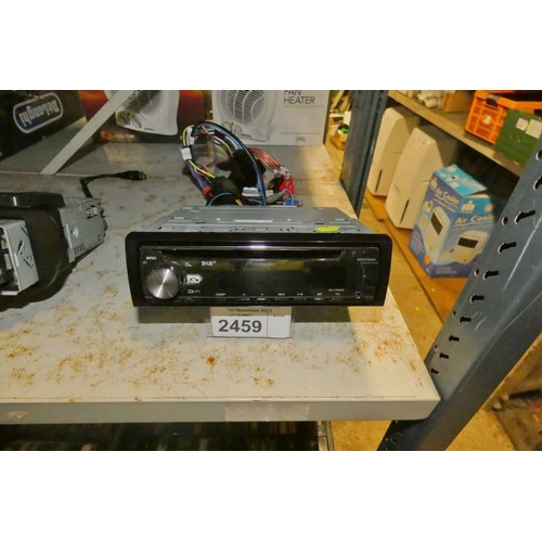 2459 - A Pioneer DAB/ Cd car stereo type DEHX7800DAB - trade