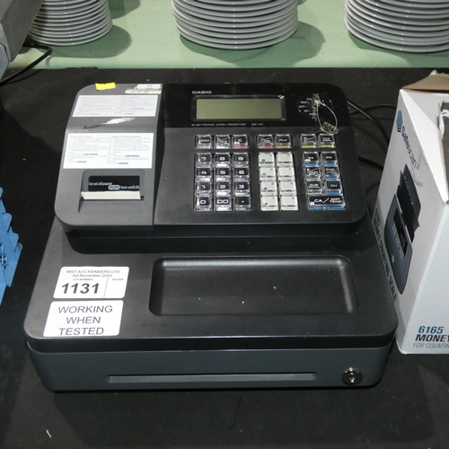 1131 - A Casio cash register type SEG1 - trade.
Tested Working