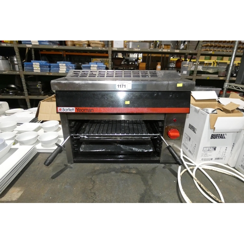 1171 - A counter top steak house grill by Bartlett type Yeoman 240v - trade Tested Working