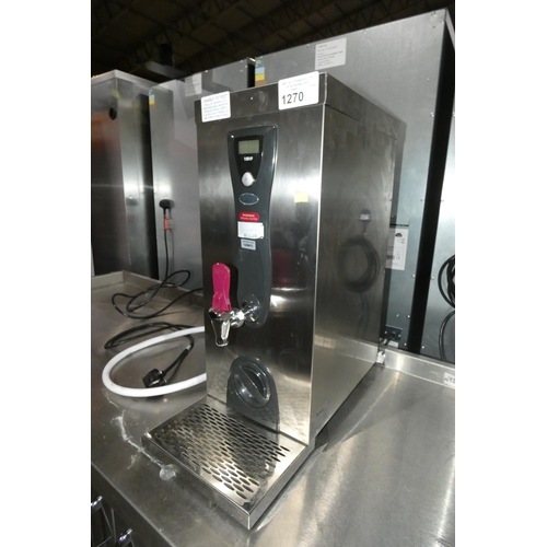 1270 - A commercial stainless steel counter top hot water boiler by Instanta type CPF210 - trade