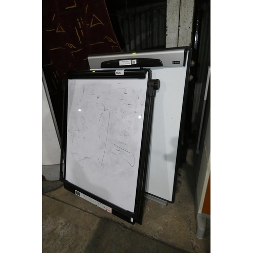 1426 - 2 x dry wipe / flip chart easels