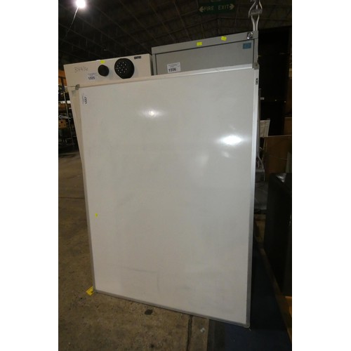 1557 - 1 x dry wipe board approx 120 x 90cm