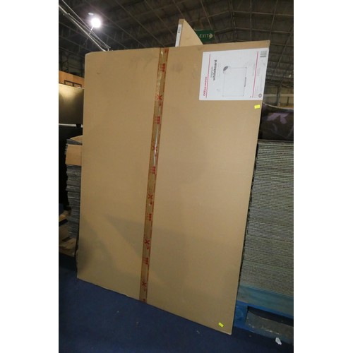 1562 - 1 x unused Office Depot magnetic white board approx 90 x 120cm