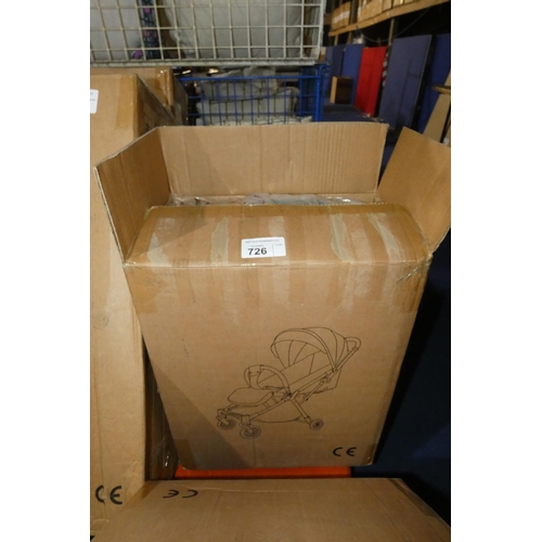 726 - 1 x Ricco HR-720 Dream child's folding stroller push chair. Boxed and requires assembly