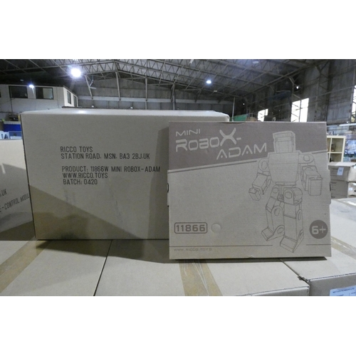 833 - 10 x Ricco cardboard Mini Robox Adam figures. Boxed and requires assembly