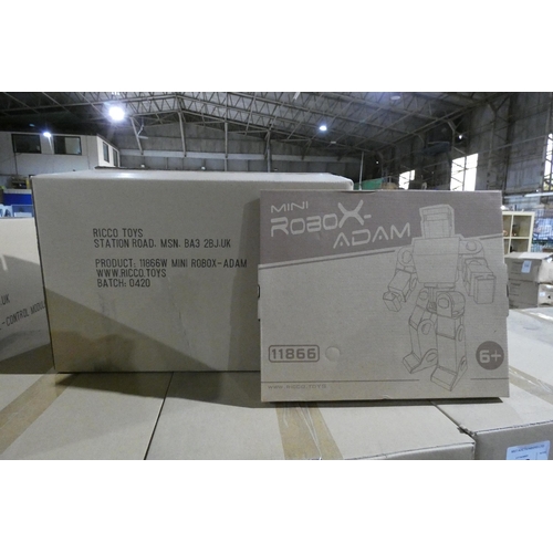 835 - 10 x Ricco cardboard Mini Robox Adam figures. Boxed and requires assembly