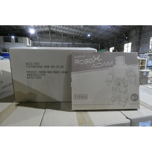 837 - 10 x Ricco cardboard Mini Robox Adam figures. Boxed and requires assembly