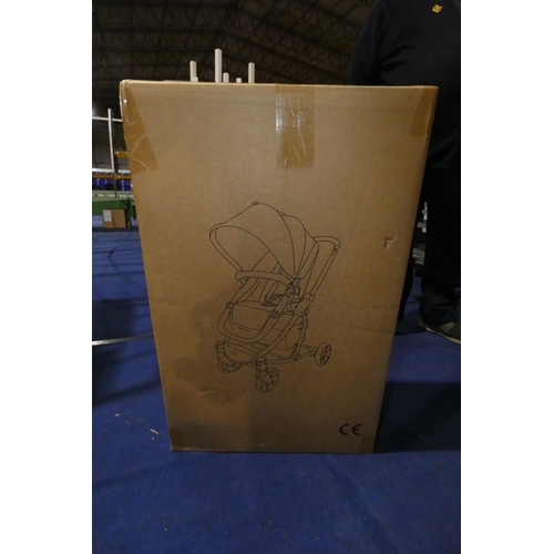 847 - 1 x Ricco HP-707A  2-1 child's foldable buggy / push chair. Boxed and requires assembly