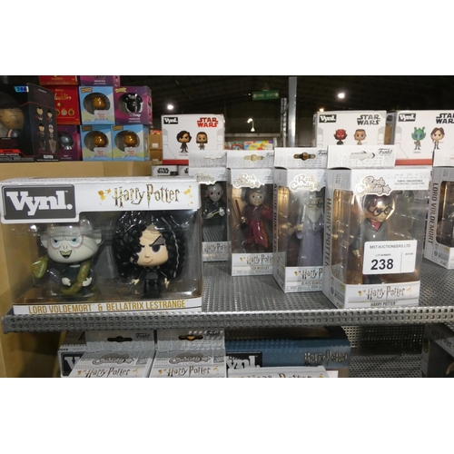 238 - 5 x boxes containing Funko Vinyl Rock Candy collectable figures featuring various characters from th... 