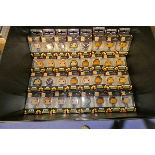 337 - 32 x Funco Pop Pocket Keychain figures. Not practical to list in detail so please view or see photog... 